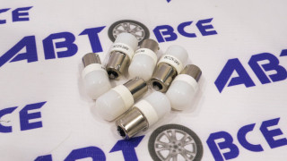 Лампа светодиодная 12/24V 21/5W 6SMD 1156 (1-контакт) Биполярная NovoLED