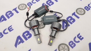 Лампа фары LED - диодная H3 комплект 2шт T900 Ultra White NovoLED
