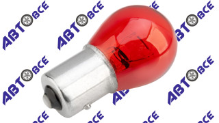 Автолампа PR21W 1156 BAW15d 12V 1-конт 21W 110Лм SKYWAY СПУТНИК 3000К Красная, кор min10