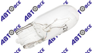 Автолампа W3W (T10, 194) W2.1x9.5d 12V 1-конт 5W 20Лм SKYWAY СПУТНИК 2800К Теплый, коробка min10