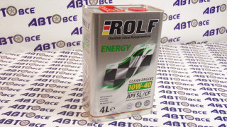 Масло моторное 10W40 (полусинтетическое) SL/CF ENERGY 4L ROLF