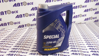 Масло моторное 10W40 (полусинтетическое) SN/CH-4 SPECIAL 5L MANNOL