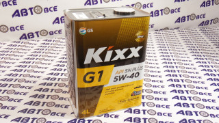 Масло моторное 5W40 (синтетика) SN/CF G1 4L KIXX