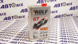 Масло моторное 5W40 (синтетика) SN/CF GT 1L ROLF