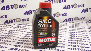 Масло моторное 5W30 (синтетика) SN ECO-LITE 8100 1L MOTUL