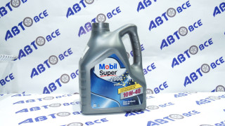 Масло моторное 10W40 (полусинтетическое) A3/B3 MOBIL SUPER 2000 DIESEL 4L