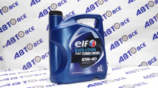 Масло моторное 10W40 (полусинтетическое) SN/CF ELF EVOLUTION 700 TURBO DIESEL 5L