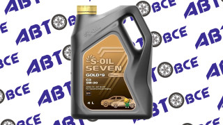 Масло моторное 5W30 (синтетическое) SN/CF C3 S-OIL 7 GOLD#9 4л S-OIL