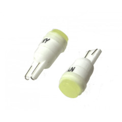 Лампа LED - диодная 12V T10 (1LED) COB(керамика) W5W (W2.1x9.5d) белый 1W 80lm TM NORD YADA