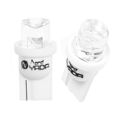 Лампа LED - диодная 12V T10-01 (1LED) W5W Base:BW2,1 х9,5D конус белый 0.18W 4lm TM NORD YADA