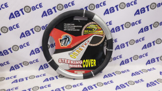 Оплетка на руль 913-2 L черный