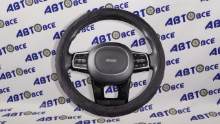 Оплетка искусственная замша M (37-39 см) SKYWAY Design Hit-1 Черная