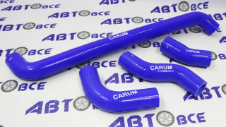 Патрубки радиатора ВАЗ-21213 (комплект 4шт) 4-х слойные силикон CARUM