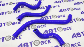 Патрубки печки отопителя (комплект 4шт) ВАЗ-2108-2109-21099 карбюраторн (4-х слойные) силикон Технопартнёр