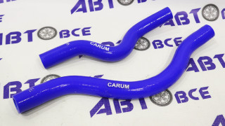 Патрубки печки отопителя (комплект 2шт) ВАЗ-2111 4-х слойные силикон CARUM