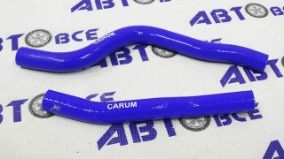 Патрубки печки (отопителя) комплект 2 шт. ВАЗ-2123 4-х слойные силикон CARUM