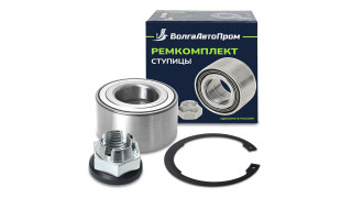Подшипник ступицы (комплект на 1сторону) Logan,Largus,Sandero,Vesta  (подшипник+гайка+стопорное кольцо) ВолгаАвтоПром