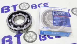 Подшипник КПП вторичного вала №306 ВАЗ-2101-07-2123 (открытый) АвтоВаз