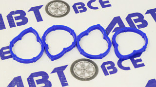 Прокладка впускного коллектора 8V Logan,Largus (комплект 4шт) КВАДРАТИС