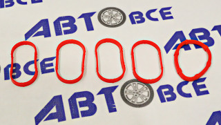 Прокладка впускного ресивера (кольцо) по центру Largus 16V (форма яйцо) (комплект 5шт) КВАДРАТИС
