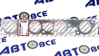 Прокладка выпускного коллектора 16V ВАЗ-2170-2190 1,6 (металл перф.) КВАДРАТИС