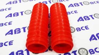Пыльник заднего амортизатора (стойки) ВАЗ-2108-2109-2114-2115-2110-1118-2170-2190 (красный-силикон) (комплект 2шт) A-SPORT