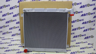 Радиатор основной (охлаждение) ГАЗ-Газель-3302 двухрядный, алюминиевый Прамо