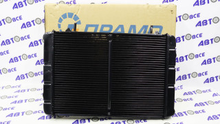 Радиатор основной (охлаждение) ГАЗ-33027 (Газель бизнес) двухрядный медный ПРАМО