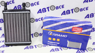 Радиатор отопителя (печки) ГАЗ-3302 двухрядный Прамо