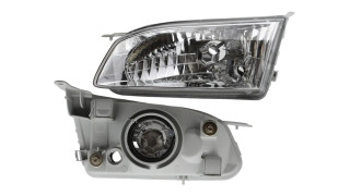 Фара левая TOYOTA COROLLA 97-00 хрусталь SAT