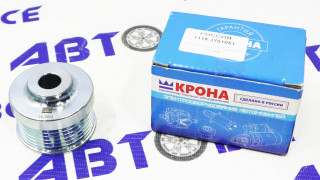 Шкив генератора ВАЗ-1118-2170-2190 (с буртиком) D=17мм КРОНА