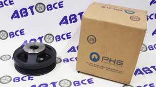Шкив коленвала Aveo 1.4-1.5-1.6 (высокий вылет) PHG