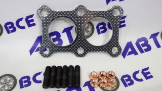 Шпилька крепления приемной трубы ВАЗ-2110-2112 16V (+гайки, прокладки) (комплект 6шт) CBD