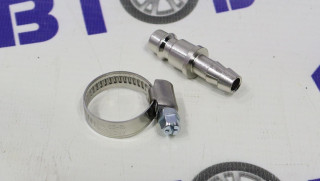 Штуцер быстроразъемный на шланг 8мм ANDYCAR