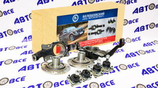 Ступичный узел - кулак поворотный+ступица+шаровые (усиленный- под цельный подшипник) ВАЗ-2123-21214 комплект 2шт (24шлица) Бзак