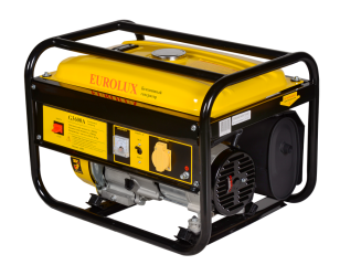 Генератор 220V (бензиновый) EUROLUX G3600A Мощность 2,5 - 2,8кВт EUROLUX