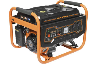 Генератор 220V (бензиновый) CARVER PPG-3900 LT-170F 01.020.00007 Мощность 2,9 - 3,2кВт CARVER