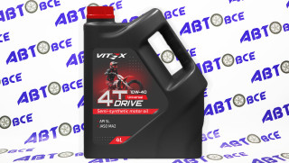 Масло 4-х тактное 10w40 (полусинтетическое) SL Drive Universal 4л VITEX