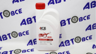 Антифриз красный G12+ -40 1л ICE-CRUIZER