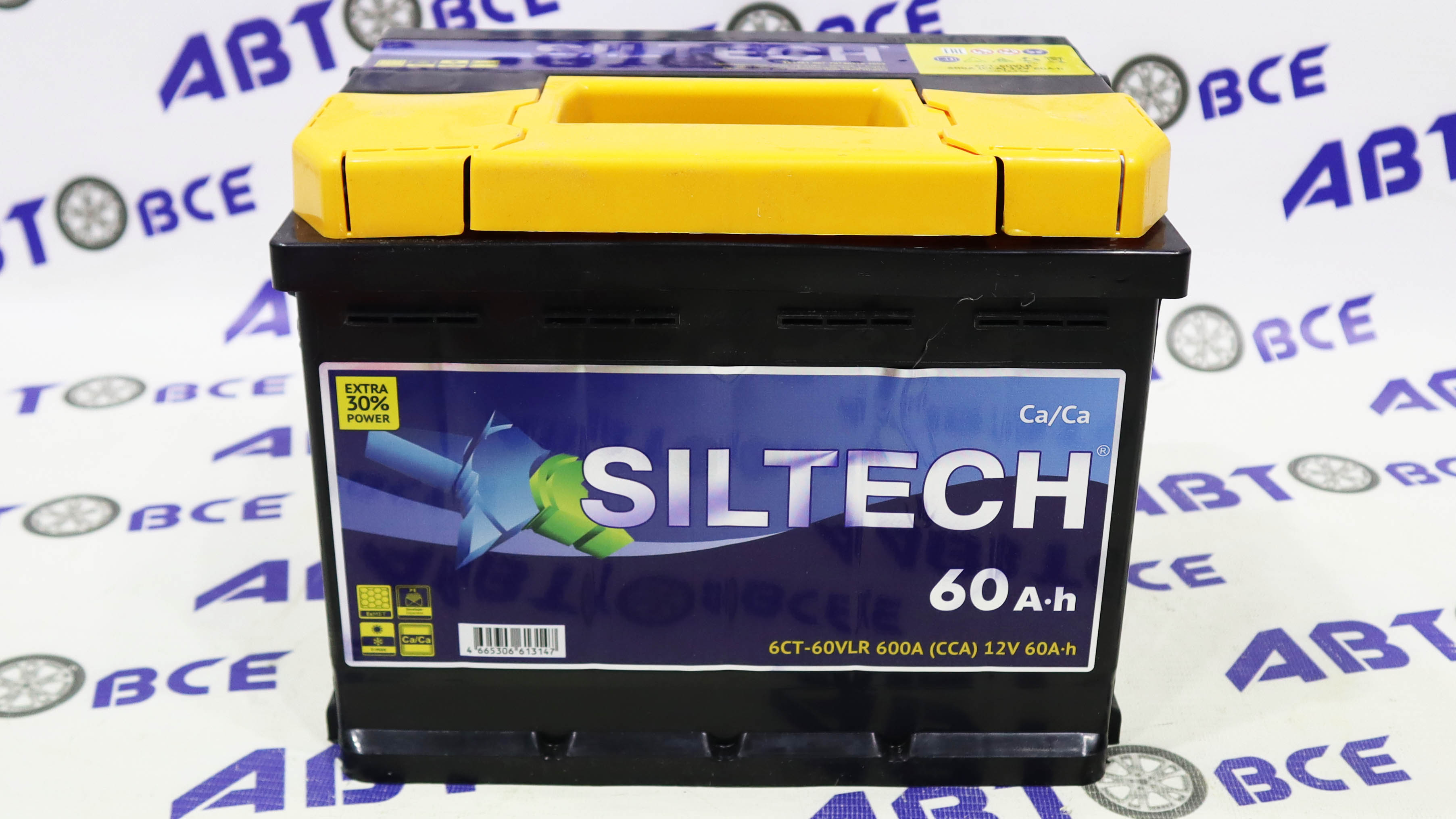 Аккумулятор 60А SILTECH евро (ОП правый+) (278*175*190) Россия