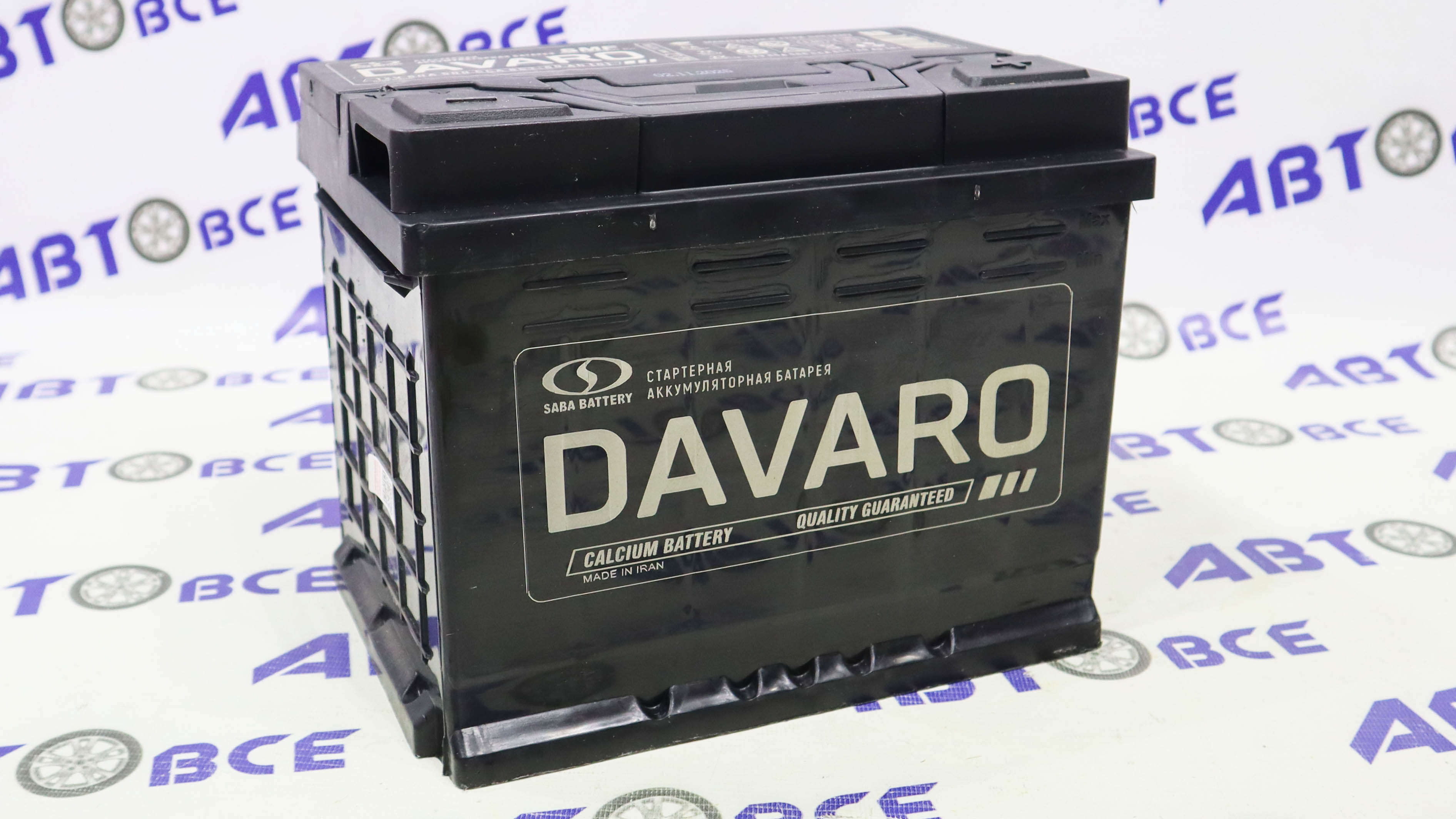 Аккумулятор 60А DAVARO евро (ОП правый+) 