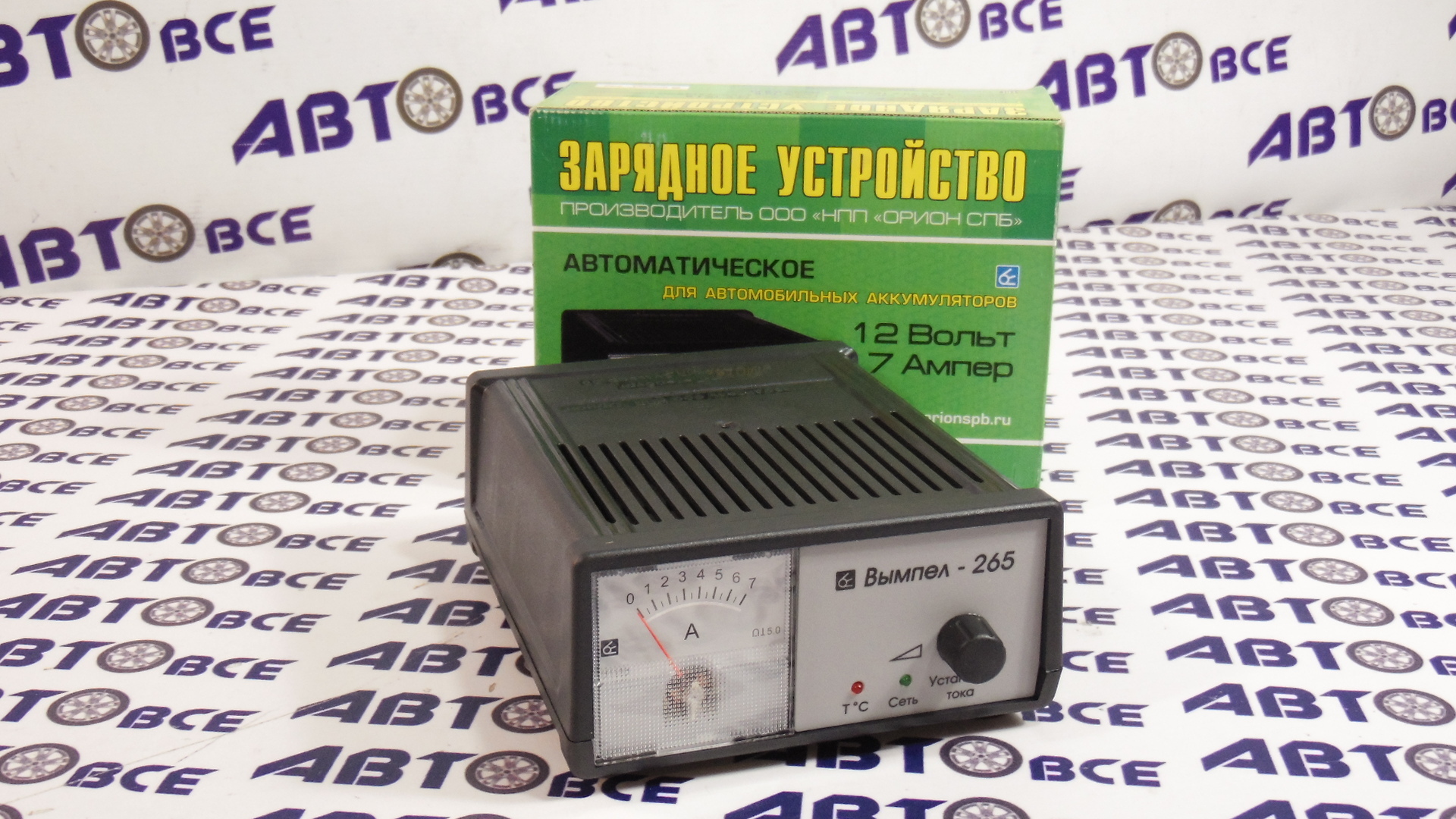 Зарядное устройство для АКБ 12V 7A (Полуавтомат) Орион