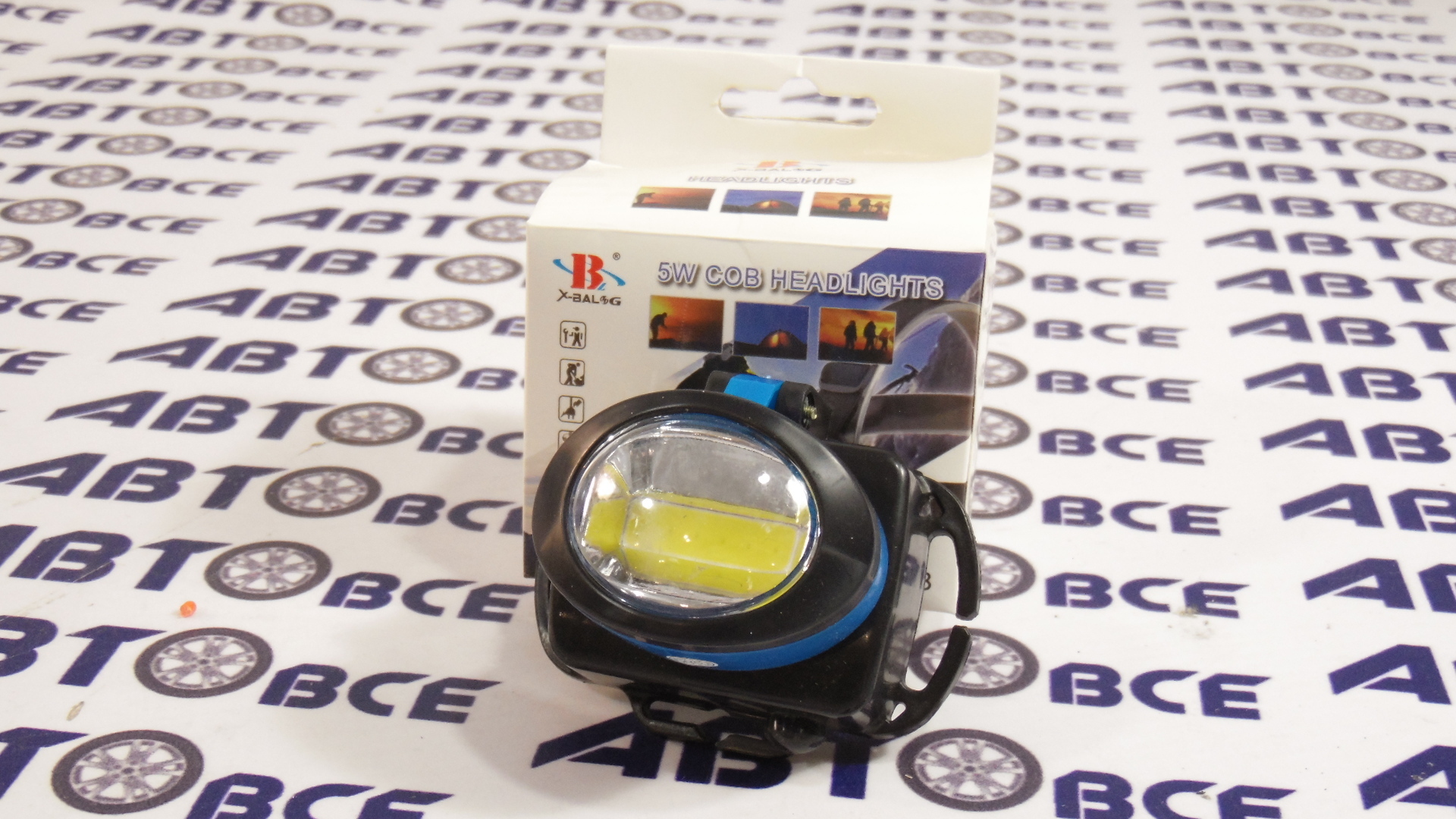 Фонарь налобный BL539-COB 3*AAA