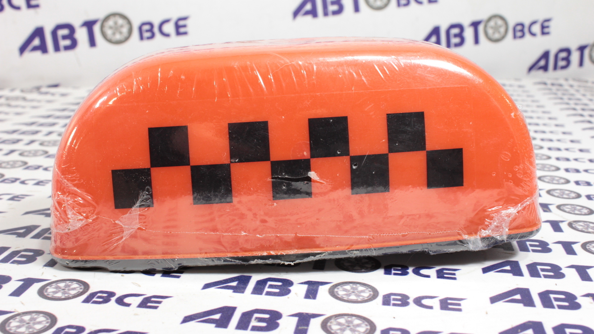 Световое табло TAXI Шашки оранжевое на магните с подсветкой 12V AUTO-GUR