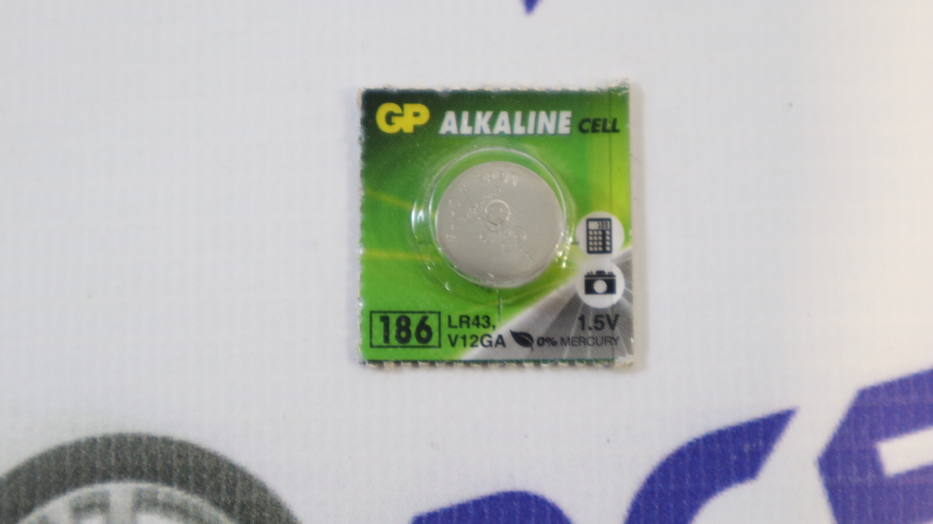 Батарейка AG12LR43/LR186/10BL GP