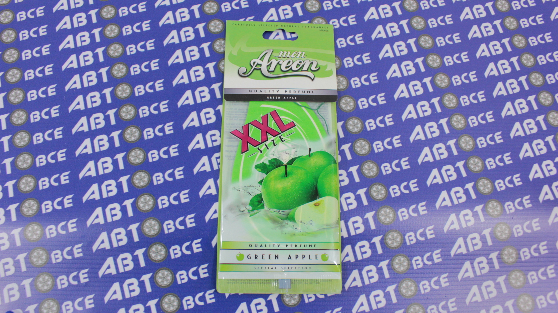 Ароматизатор (освежитель) сухой-большой (лист) Зеленое Яблоко XXL AREON