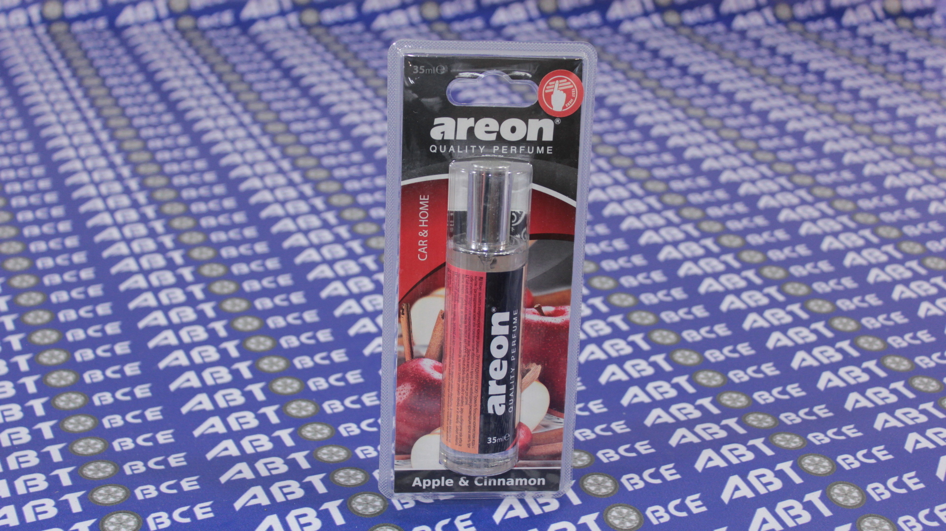 Ароматизатор (освежитель) Спрей (с пропиткой) Яблоко-Корица AREON