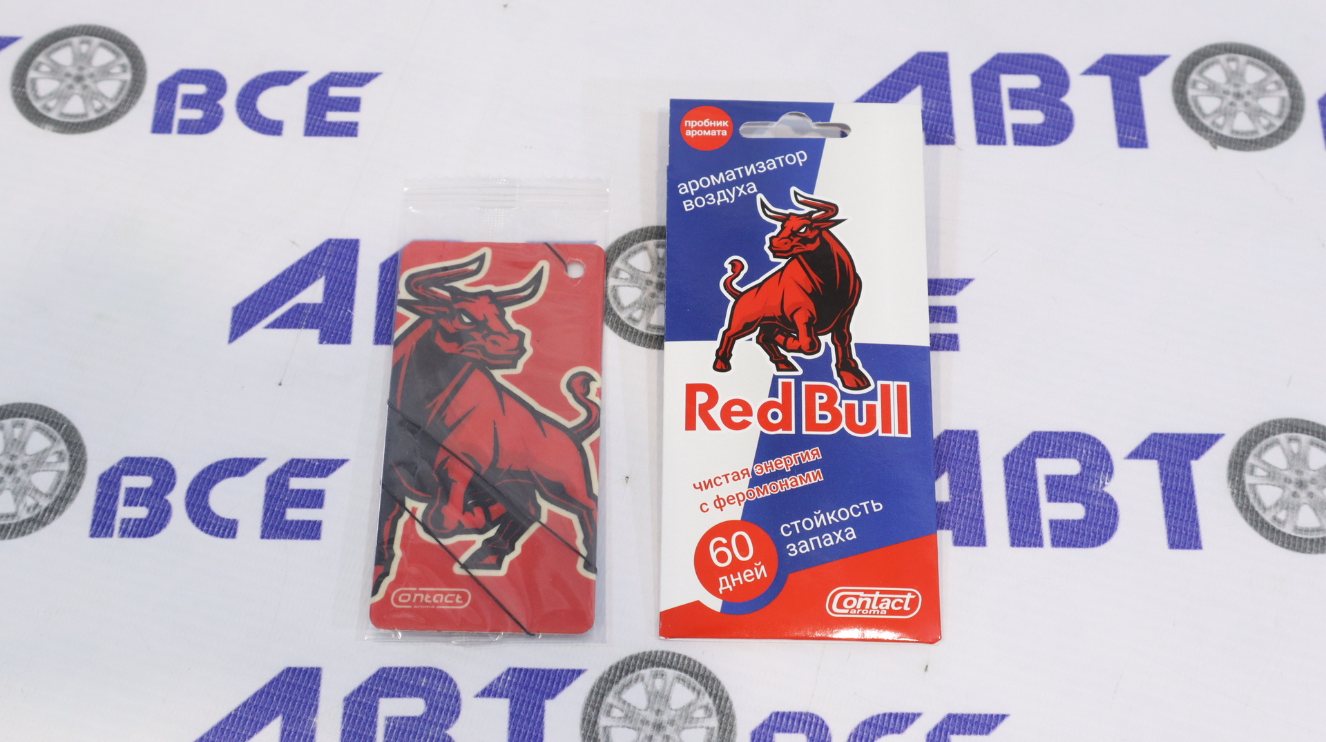 Ароматизатор (освежитель) Contact (Лист) С феромонами SEX RED BULL