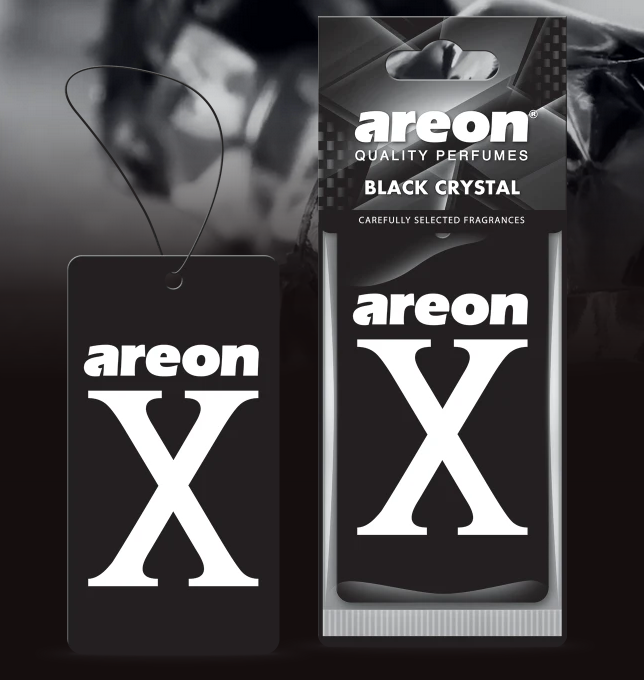 Ароматизатор (освежитель) сухой (лист) Refreshment Liquid X-Ver Black Crystal AREON