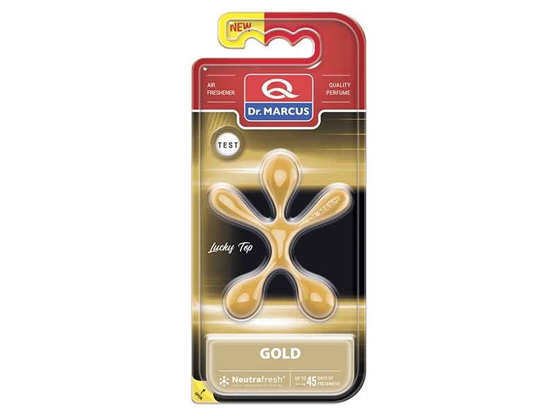 Ароматизатор (освежитель) Гель Lucky Top (человечек) Gold DR.MARCUS